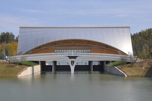 北京朝阳坝河景观