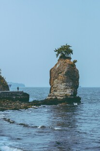海边孤岩
