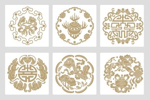 传统中式花纹图案