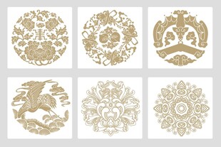 传统中式花纹图案