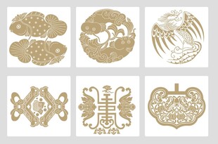 传统中式花纹图案