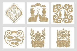 传统中式花纹图案