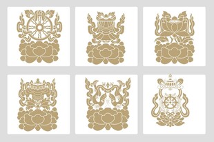 传统中式花纹图案