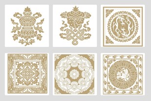 传统中式花纹图案