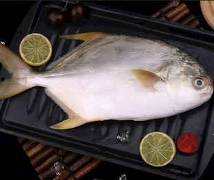 烤金鲳鱼