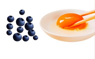 蓝莓与蛋黄