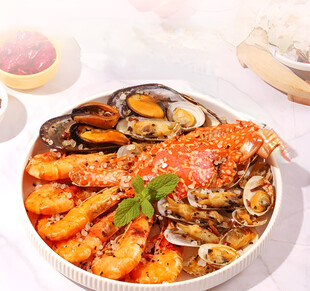 海鲜拼盘