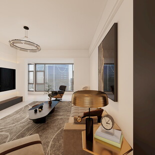 现代简约风客厅室内一角