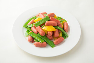 豆角炒香肠
