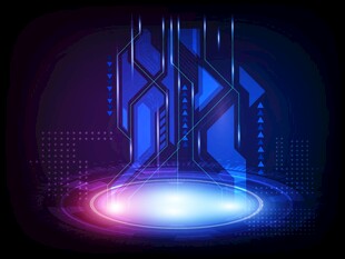 科技感未来感舞台背景