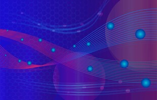 梦幻科技风抽象背景画面