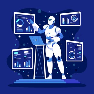 机器人操控数据展示界面