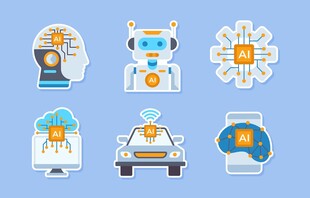 科技元素图标集合