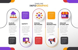 信息图表模板多样图标展示