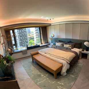 现代简约风格温馨卧室空间