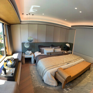 豪华现代风格卧室室内景