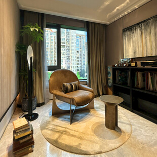 现代风格舒适休闲客厅一角