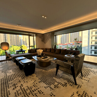 现代风格豪华客厅室内场景