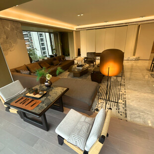 现代简约风格客厅室内场景