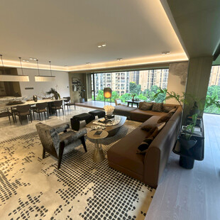 现代风格舒适客厅空间