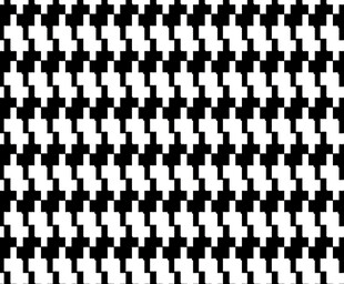 黑白千鸟格纹图案