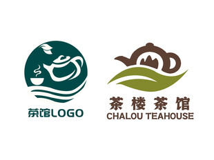 茶楼茶馆标志设计