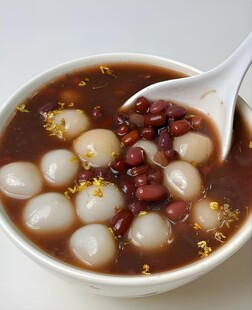 桂花红豆汤圆