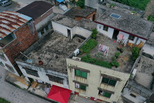 老旧居民区俯瞰景象