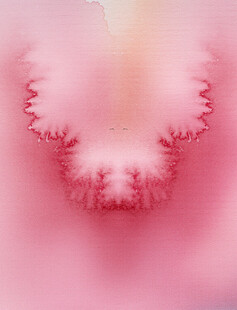 梦幻粉色分形艺术图案