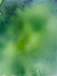 绿色水彩抽象背景画面