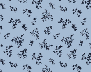 浅蓝色底黑色碎花图案