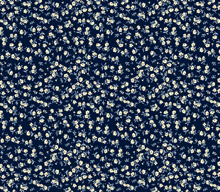 蓝底白点花纹布料图案