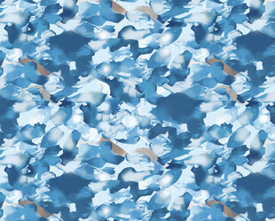 蓝色迷彩图案布料纹理