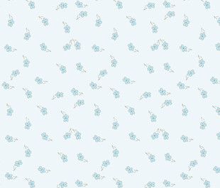 浅蓝色小鸟碎花图案背景纹理