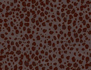 棕色豹纹纹理图案