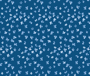 蓝色底白色碎花图案背景