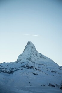 马特洪峰雪景