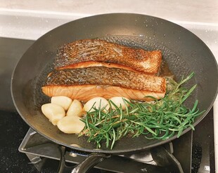 香煎三文鱼