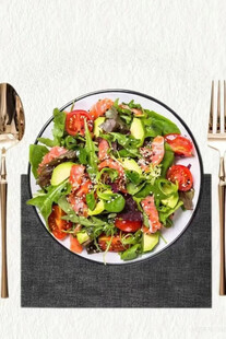 三文鱼蔬菜沙拉