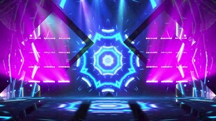 炫酷舞台灯光效果展示