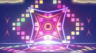 炫彩霓虹舞台灯光背景