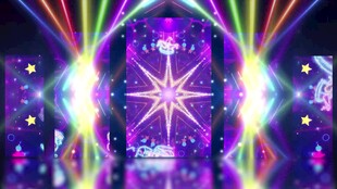 绚丽舞台灯光秀场景