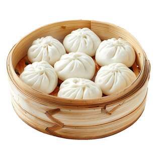 竹笼里的美味小笼包