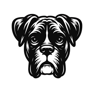 拳击犬头像