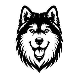 可爱哈士奇头像