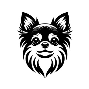 可爱吉娃娃头像设计