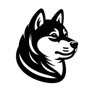 哈士奇头像标志