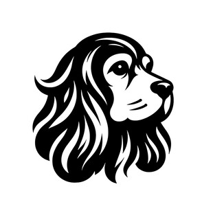 优雅卷毛犬头像