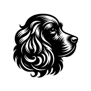 优雅卷毛犬头像