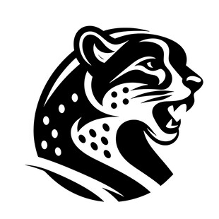 咆哮的黑豹标志